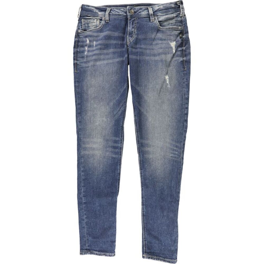 Silver Jeans Womens Universal Fit Straight Leg Skinny Jeans, NWT